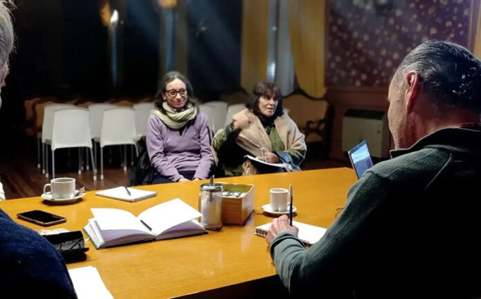 Los representantes de la Biblioteca Sarmiento formaron parte de la comisión de legislación.