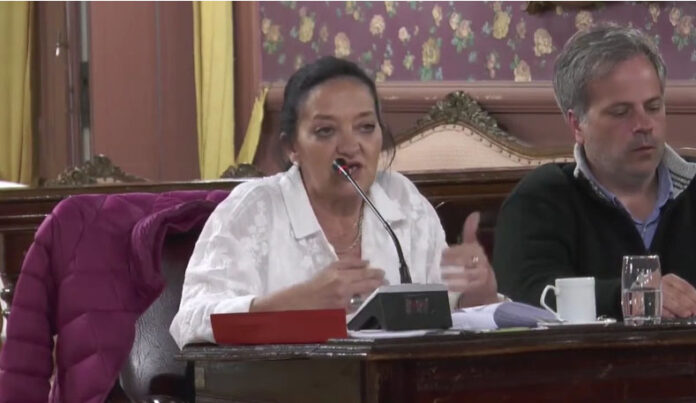 La concejal Silvia Di Leo.