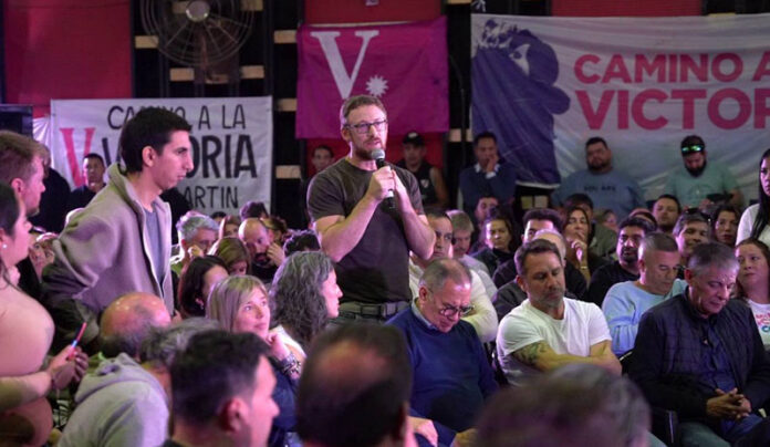Pablo Perazzo hizo uso de la palabra en el encuentro.